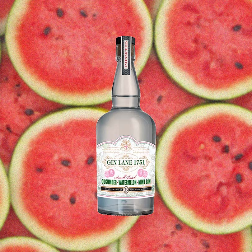 Gin Lane 1751 Cucumber Watermelon Mint Gin - Image 2