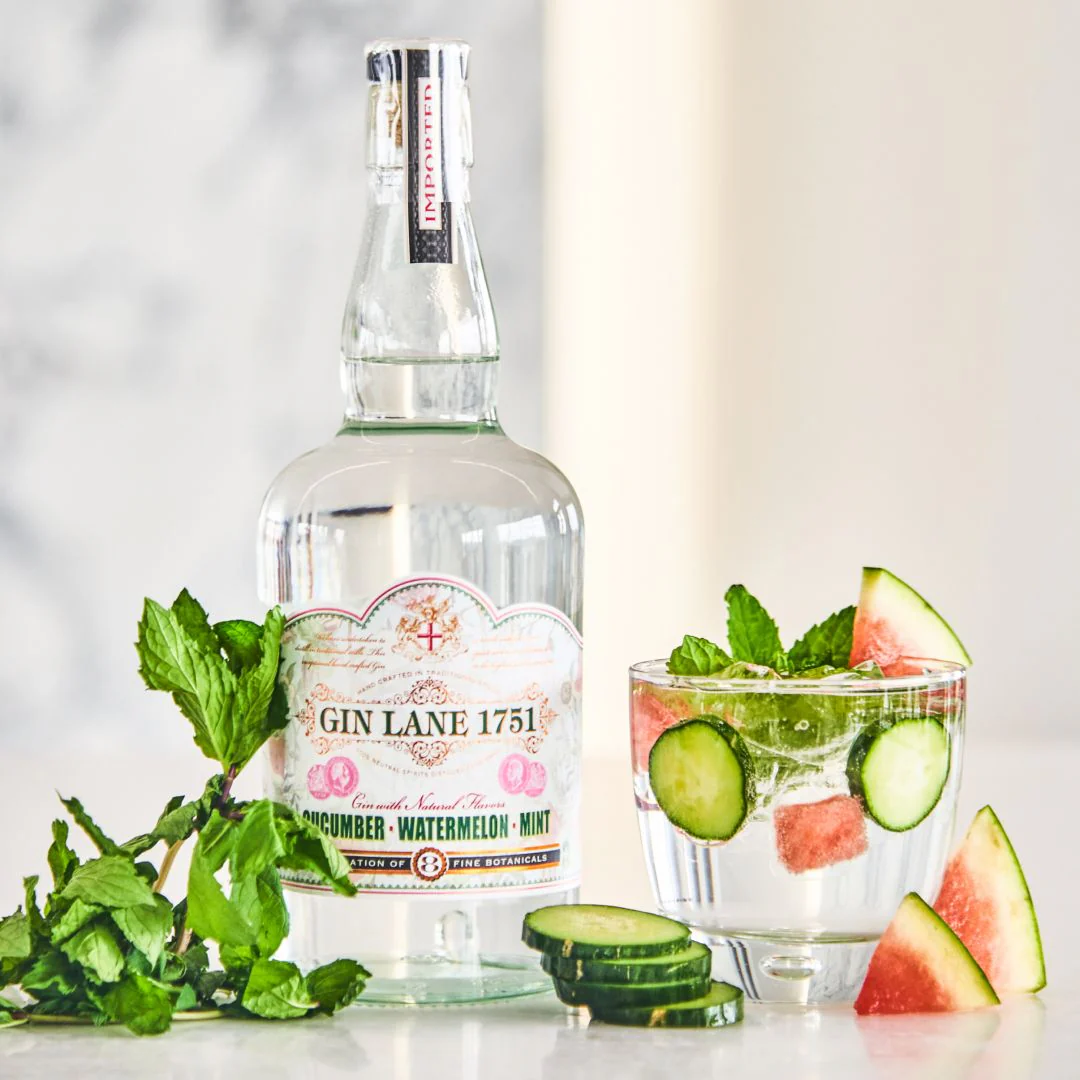 Gin Lane 1751 Cucumber Watermelon Mint Gin - Image 6
