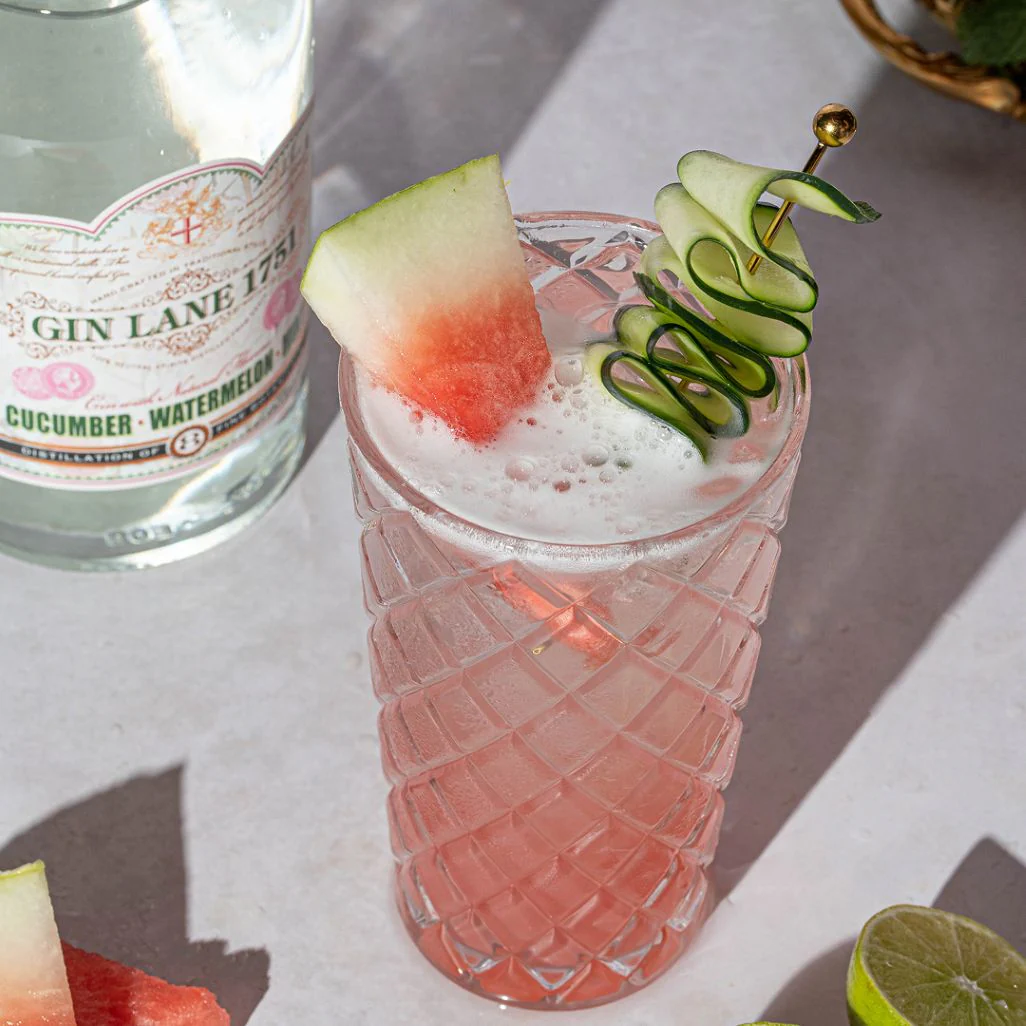 Gin Lane 1751 Cucumber Watermelon Mint Gin - Image 8