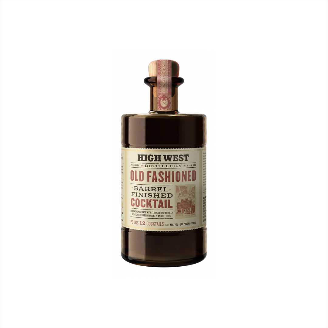 High West Old Fashioned Barrel Finished Cocktail