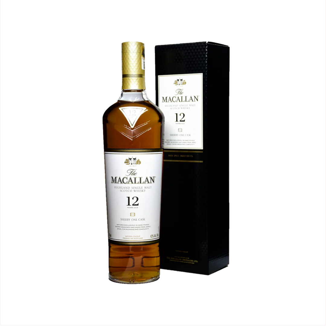 Macallan 12 Year Old Sherry Cask Single Malt Scotch Whisky