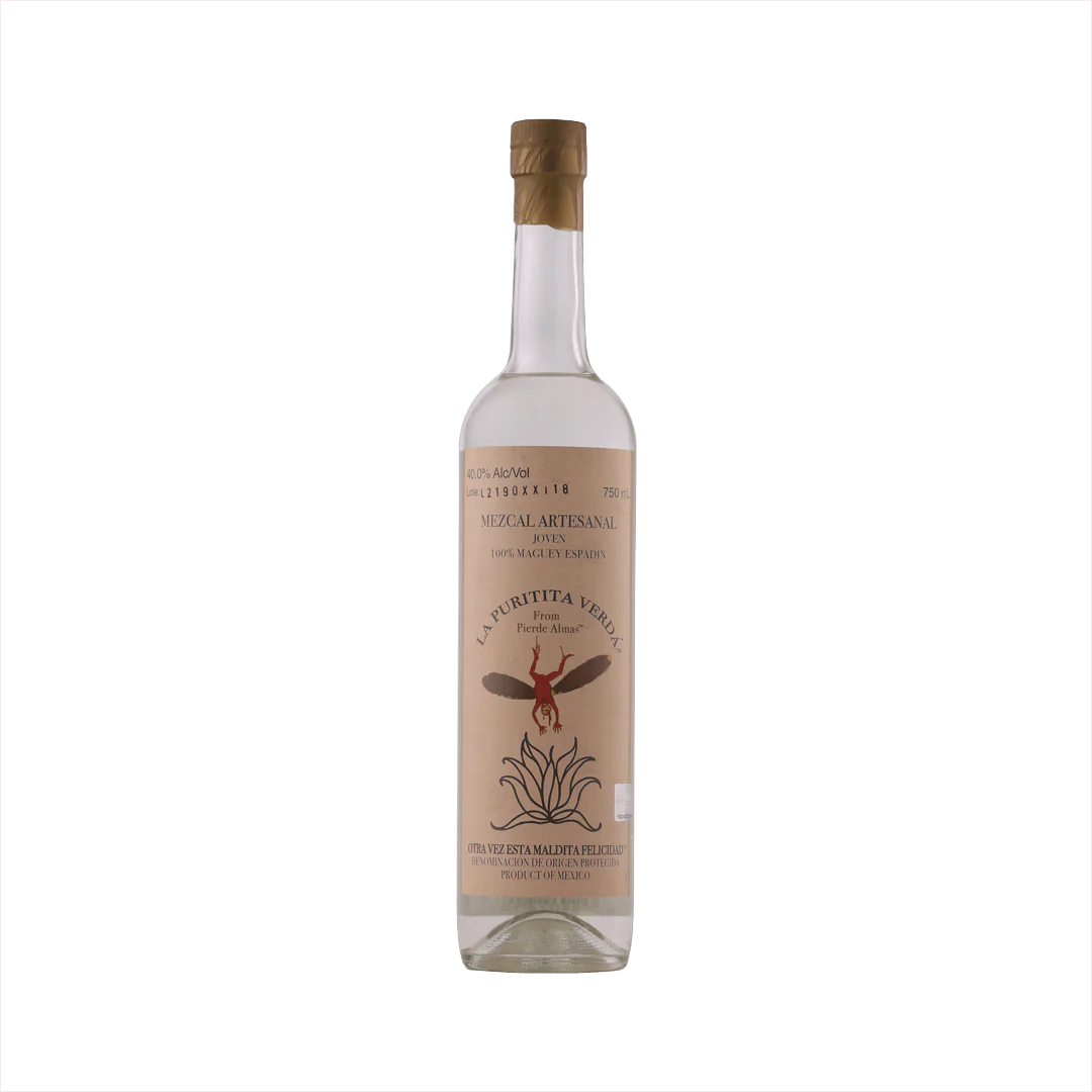 Pierde Almas La Puritita Verdá Mezcal