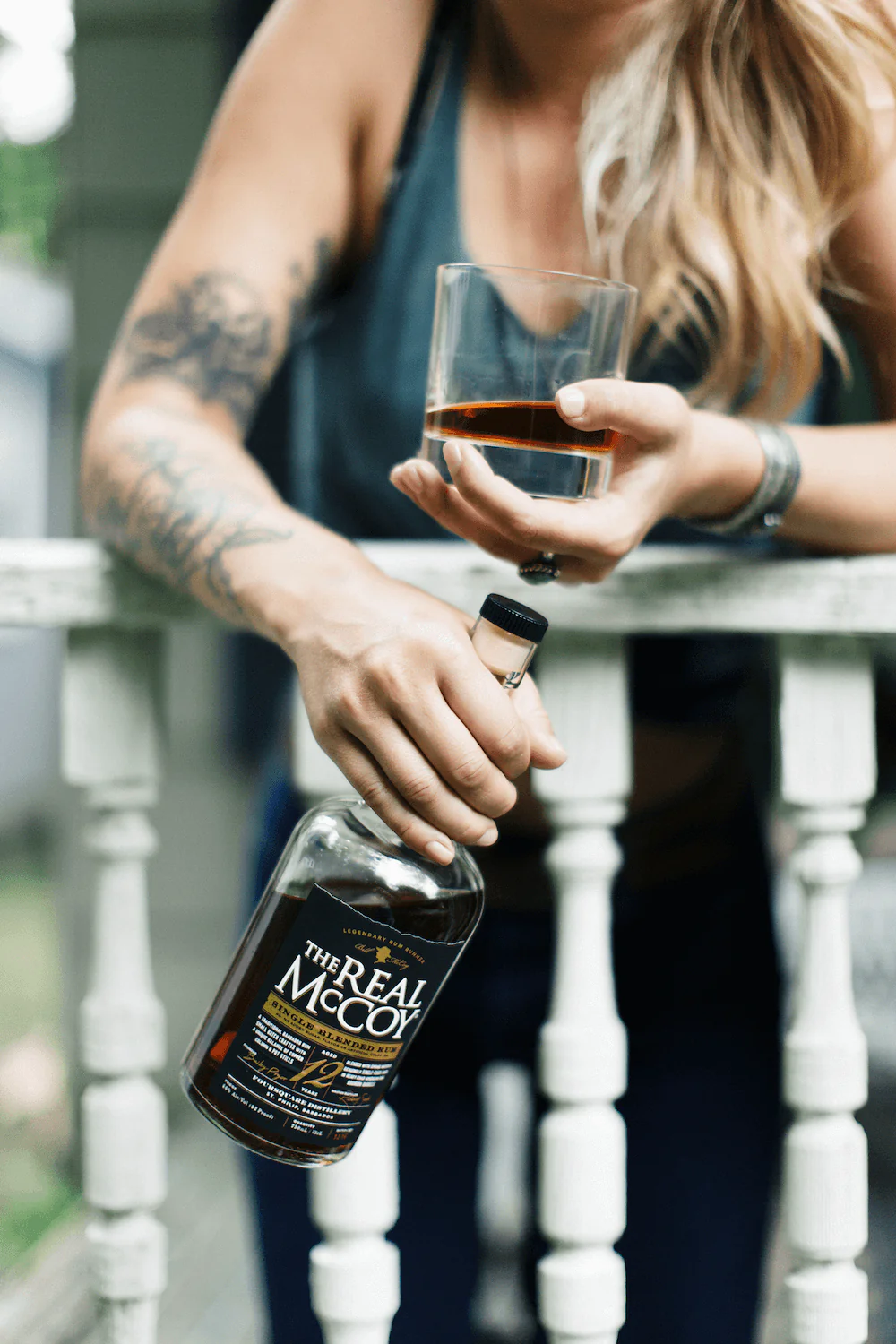 The Real McCoy 12 Year Aged Single Blended Rum - Image 4