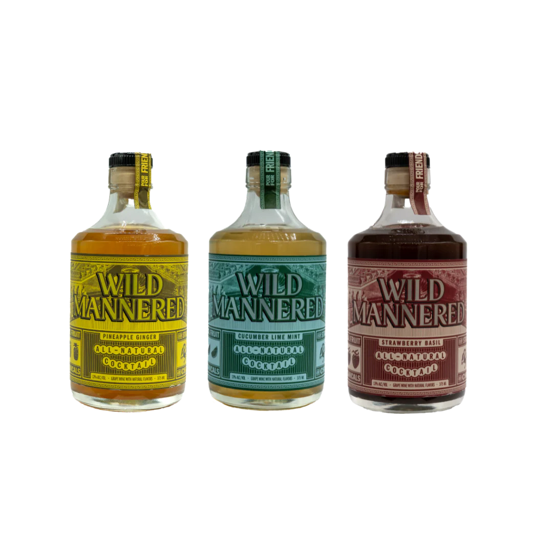 Wild Mannered All-Natural Cocktail Variety Pack